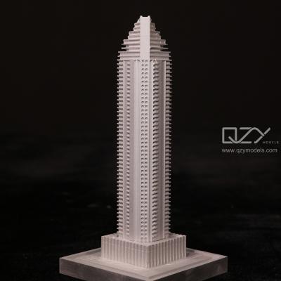 China Aluminum Architectural Skyscrapercity Scale Models 3d Model Skyscraper 1/1000 for sale