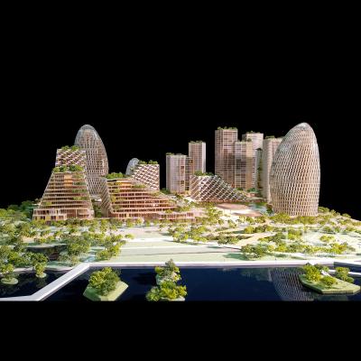 Cina Modello di competizione di studio - NBBJ 1/300 Tencent Da Chan Bay Competition Model in vendita