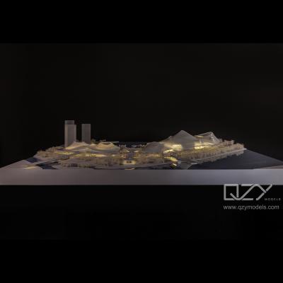 China MAD Architecture Designed Foshan Nanhai Art Center 1/300 Display Model Water Design Models for sale