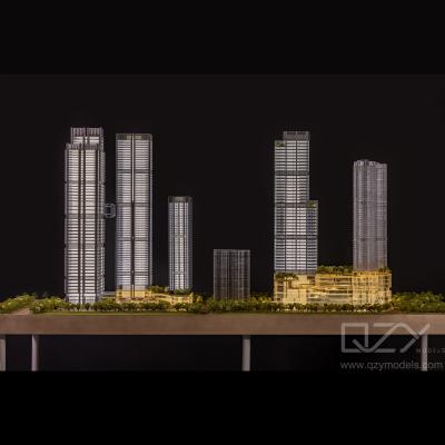 Китай Foster + Partners, Gemdale 1/150 Xinsha Модель архитектурной концепции продается