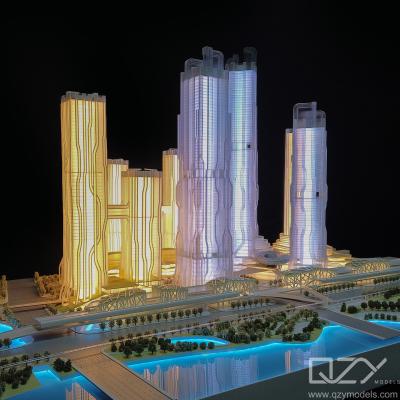 Κίνα 1/500 Guangzhou Haizhu Innovation Bay Lijiao Κεντρική περιοχή Μοντέλο αστικού σχεδιασμού προς πώληση