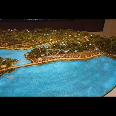 China Terrain Models - Runda Group  1/500 + 1/3000 Ganzhou Nanhu Town Model for sale