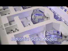 Scale Industrial Display Model CGN Proton Therapy System Models 1:40 With Dynamic And Lighting