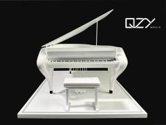 Customized Simple Architectural Model 1:8 3D Piano Model Gift