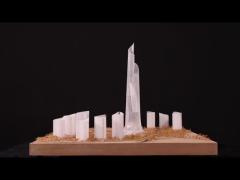 Dushanbe Skyscraper  Tower Model