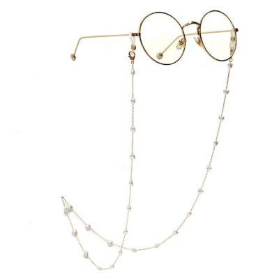 China 2020 Popular 70cm Eco-friendly Fashion 50cm Women Anti-lost Beaded Eyeglass Beaded Chain Chain for sale