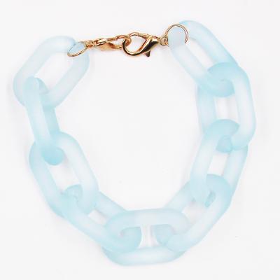 China Custom Plastic Resin Matt Hand Catenary Acetate BOHEMIA Wholesale Price Bracelets For Women Jewelry for sale