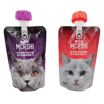 China Wholesale Microwavable Opp Bag Pet Food Bag Pet Food Pouch for sale