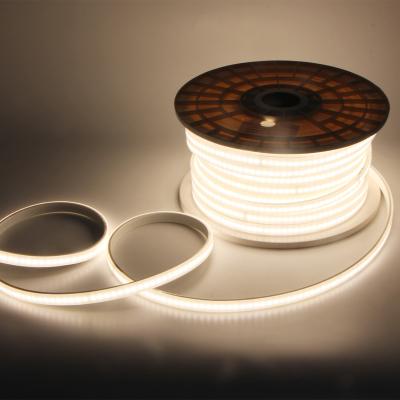 China 120LED 4000K AC110V AC220V AC230V Waterproof Tree Roll 2835 Residential Outdoor Home Decoration 50M Lighting IP65 Led Strip Lights Diffuse for sale