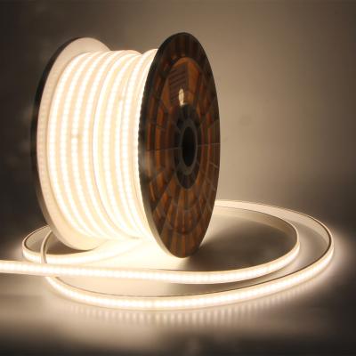 China AC110V AC220V Residential Outdoor Tree House Hotel Decoration Lighting 50M Roll IP65 Waterproof Diffused Led Strip Light for sale