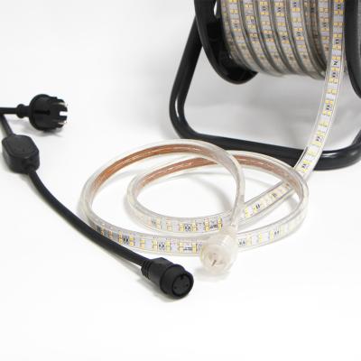 China High Brightness AC220V/230V Commercial Use Portable Emergency LED Strip Light With Linkable Design 15m/Roll for sale