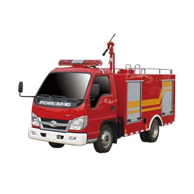 China Q235 Foton Mini Community 1.5ton XDR Fire Fighting Truck With Fire Truck Specifications for sale