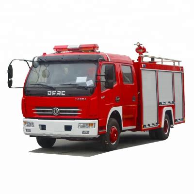 China Red Carbon Steel Dongfeng 4ton Fire Engine Small Engine Firetruck for sale