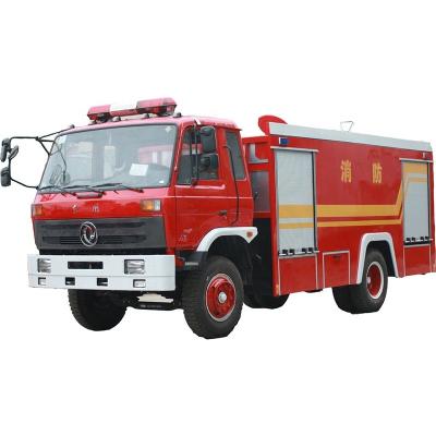 China Carbon Steel DF 145 5ton 5000liters XDR Water Fire Truck Engine for sale