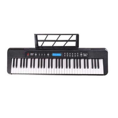 China Standard 61 Keys Multifunctional Digital Instrument Keyboard Piano Screen LCD Electronic Keyboard with Touch Keys for Beginners for sale