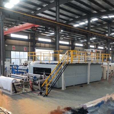 China Textiles PU Multilayer Panel Laminating Machine With Powder Dispersing Device for sale