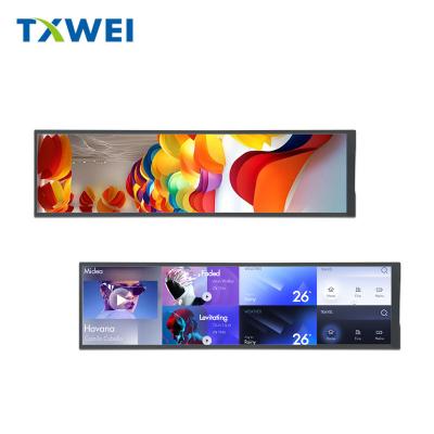 China 8.8 Zoll barförmige Küchengerät Display Bildschirm Auflösung 480 * 1920 Regal Werbeanzeige zu verkaufen