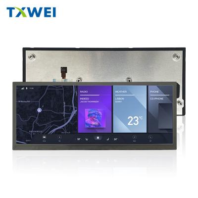 China 10.25-inch long strip TFT LCD display with a resolution of 1920*720IPS high-definition and high brightness display for sale