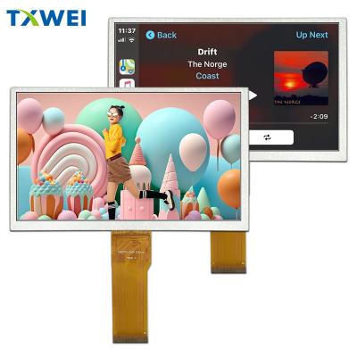 China 7-inch TFT LCD-scherm 1024 * 600 stippen 50 pin RGB-interface HX8282A11 aangepast touchscreen Te koop