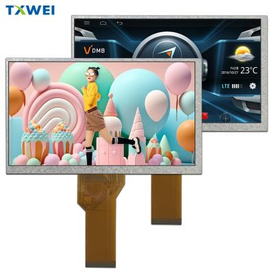 China 7 inch IPS TFT LCD 800 * 480 Pixel 262K Full Color Display RGB 24-bits interface Te koop