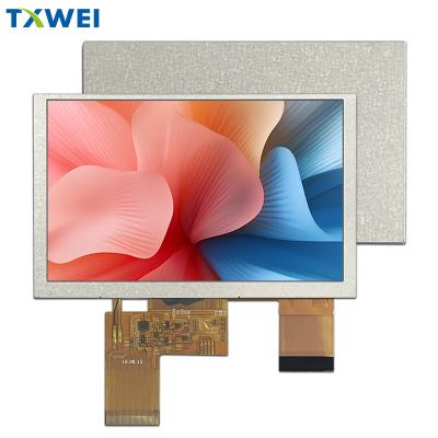 China 5.0 pulgadas 800 480 LCD pantalla táctil Alto brillo en venta