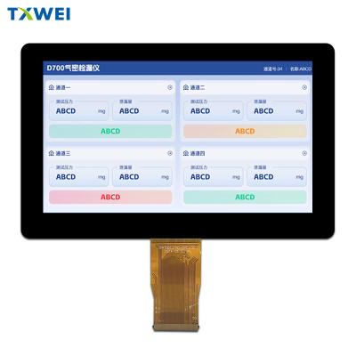 Китай 7-дюймовый IPS TFT LCD дисплей 1024X600 1000nits 50 Pin LVDS дисплей для промышленных мониторов продается