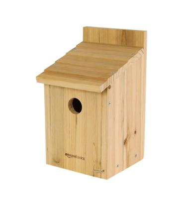 China Breathable Cedar Bat House Outdoor Wooden Premium Bat Box Shelter With Large Double Chamber for sale