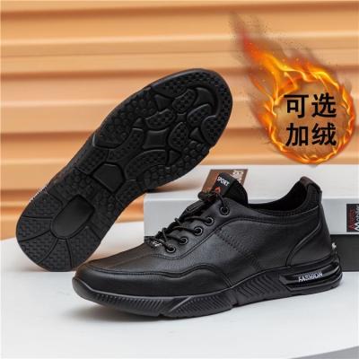 China Deodorization autumn winter casual shoes for men Top Quality Full Genuine Leather Shoes Anti-skid Anti odor Soft Leather Soft Sole Moccasins for sale