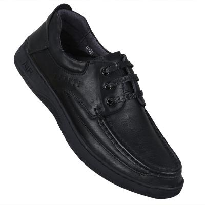 China Deodorization Dress Shoes Lace-up Men's Top-layer Cowhide Breathable Casual Leather Shoes Soft Leather Soft Sole Anti slip Lightweight shoes for sale