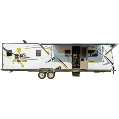 China New High Quality Travel Trailer Off Road Travel Trailer Australian Standard Camper With Spare Tire For Sale for sale