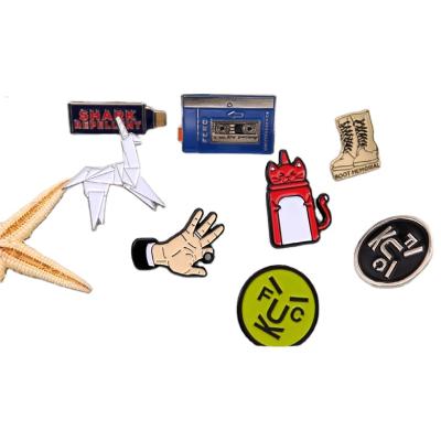 China Hot Selling High Quality Custom Kunshan Single Soft Enamel Pins From America Tiktok Direct Manufacturer for sale