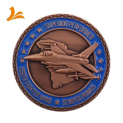 China Custom Copper Soft Enamel 3d Metal Challenge Zinc Alloy Coins Wholesale From China ODM Kunshan Factory for sale