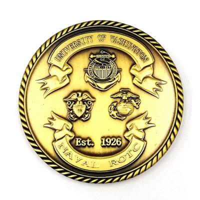 China America Customized Anti-Brass Plating Navy Seal Challenge Coins for sale