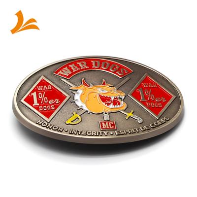 China Fashion Zinc Alloy Die Cast Nickel Plating Soft Black Metal Plain Enamel Belt Buckles With Custom Logo for sale