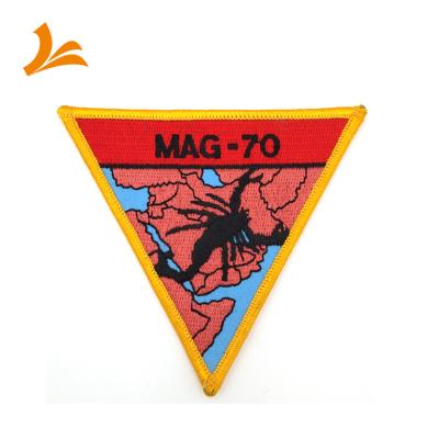 China Hot Selling 3d Breath Patch Custom Biker Embroidery 3D Lush Patch For Uniform for sale