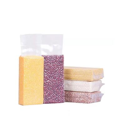 China Recyclable Transparent Rice Bag Packing Plastic Pouches Packaging Bags For Rice for sale