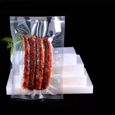 China Custom Food Grade NY+PE Grain Vacuum Sealed Moisture Proof Rice White Transparent Compound Plastic Bag Food Vacuum Bag for sale