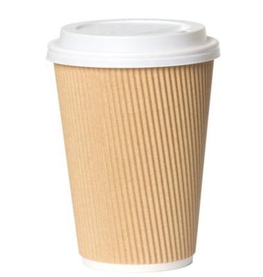 China Disposable Custom Logo Paper Cup Ripple Wallpaper Disposable Coffee Cup for sale