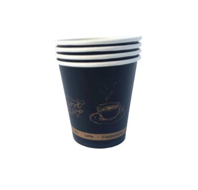 China Customized Logo Printing 250GSM Disposable PE Coated PLA High Quality Coated Single / Double Paper Coffee Cup for sale