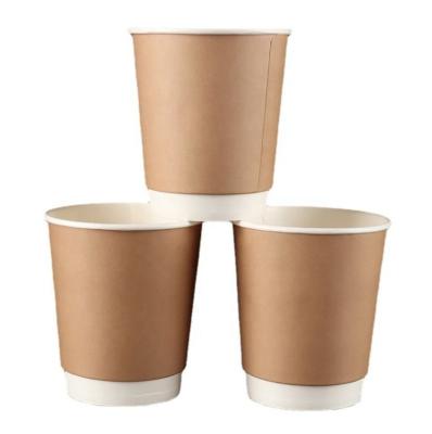 China Factory Directly Sale Customized Printed Disposable Paper Coffee Cup Paper Tea Cup Double Sale for sale