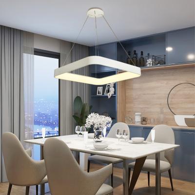 China Modern Led Pendant Light Chandelier Modern Luxury Square Led Ceiling Light Chandelier for sale