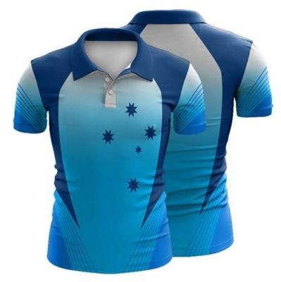 China custom sublimated 100%polyester cricket wears Team Cricket Jersey Custom Design for sale