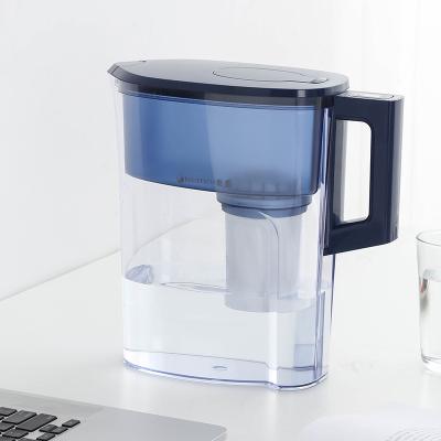 China Large-Sample Quick Drinking Water Filtration Drinking Water Purifier Water Filter Pitcher Jug With Handle for sale