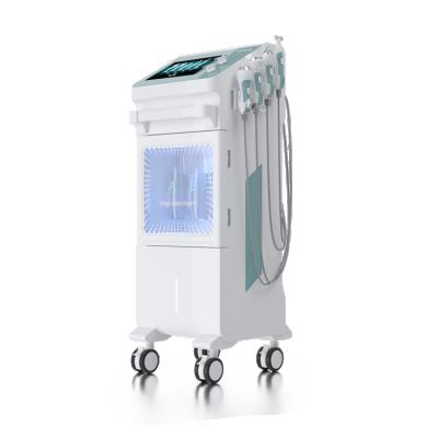 China Blood Vessels Removal 9 In 1 Mask RF EMS Bio Facial Ultrasound Microdermabrasion Aqua Peel Hydra Machine for sale