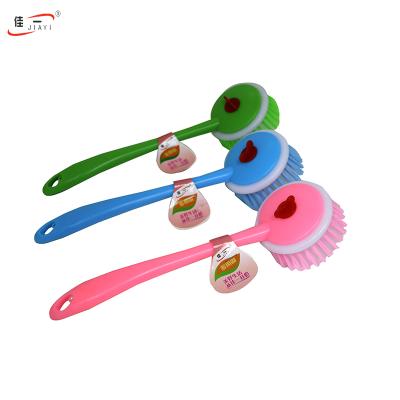 China Cheap Household Viable Price Best Selling Plastic Colorful Kitchen Dish Brush for sale