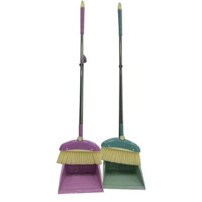 China China Suppliers Eco - Friendly Factory Supply Rotary Broom And Dustpan Set for sale