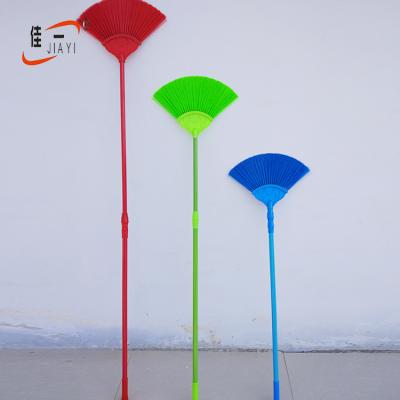 China High Quality Outdoor Ceiling Cleaning Flexible Colorful Plastic Cleaning Broom for sale