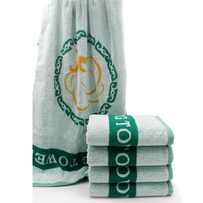 China Wholesale Customized Promotional Cotton Manufacturer Wholesale Customized Hotel Towels Bath 100% Five Star 100% Cotton QUICK DRY for sale