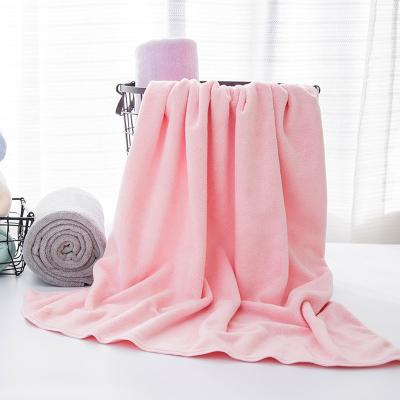 China Wholesale Compressed Softest Absorbent Baby Microfiber Newborn Bath Towel for sale