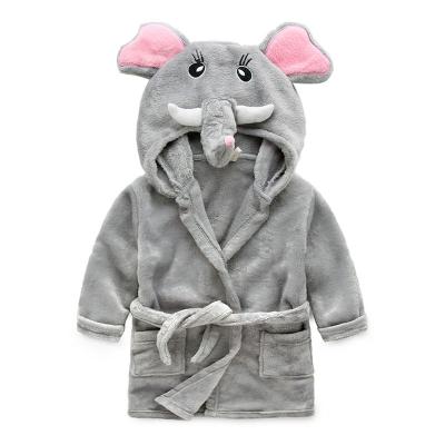 China Alibaba Compressed Supplier Kids Bathrobe Towel Animal Cute 100% Cotton for sale